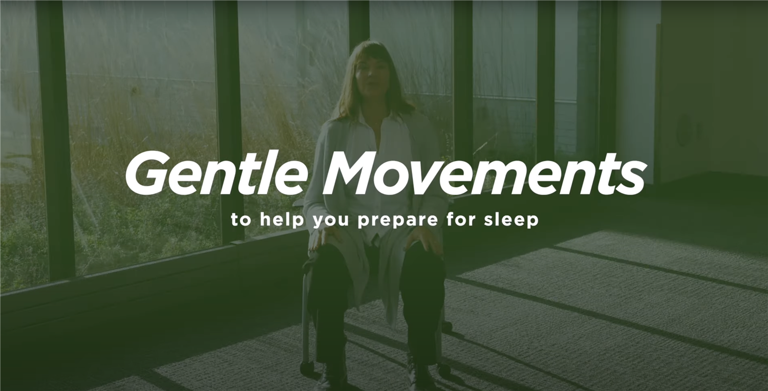 gentle movements to help you prepare for sleep